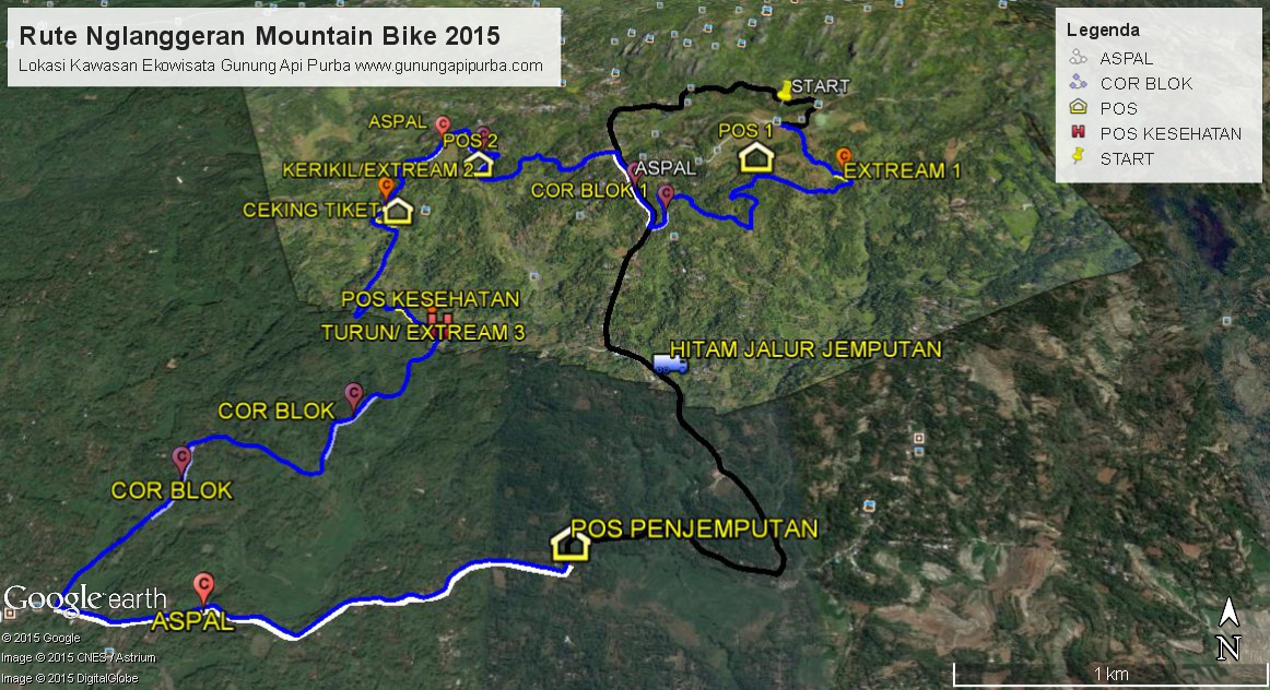 Jalur Nglanggeran Mountain Bike 2015