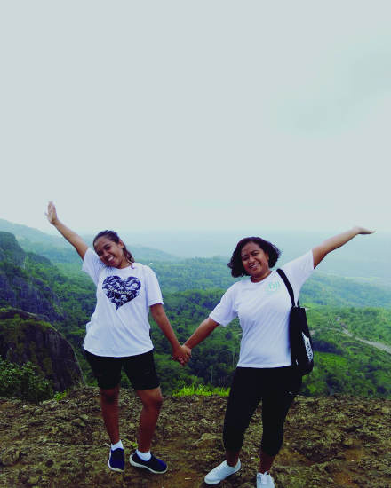 Mountain Hiking at Gunung Api Purba.