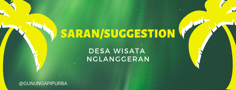 Saran Pengembangan Homestay dan Desa Wisata Nglanggeran