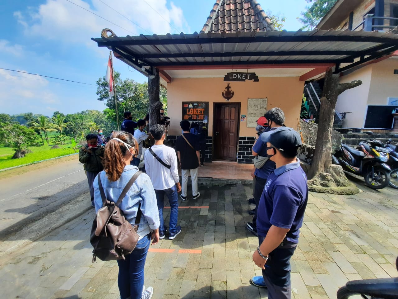 Simulasi Protokol Kesehatan Desa Wisata di Desa Wisata Nglanggeran