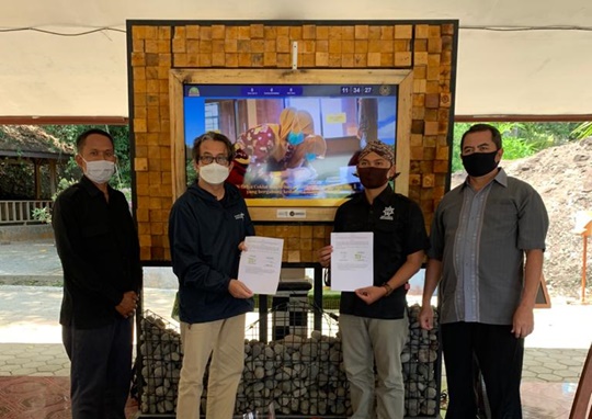 Desa Wisata Nglanggeran didorong menjadi Desa Wisata percontohan untuk Desa Wisata Digital dan penerapan protokol Kesehatan oleh Kemenparekraf