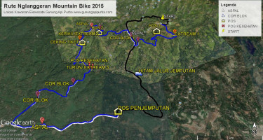 Jalur Nglanggeran Mountain Bike 2015