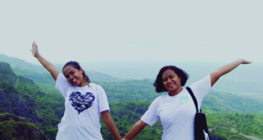 Mountain Hiking at Gunung Api Purba.