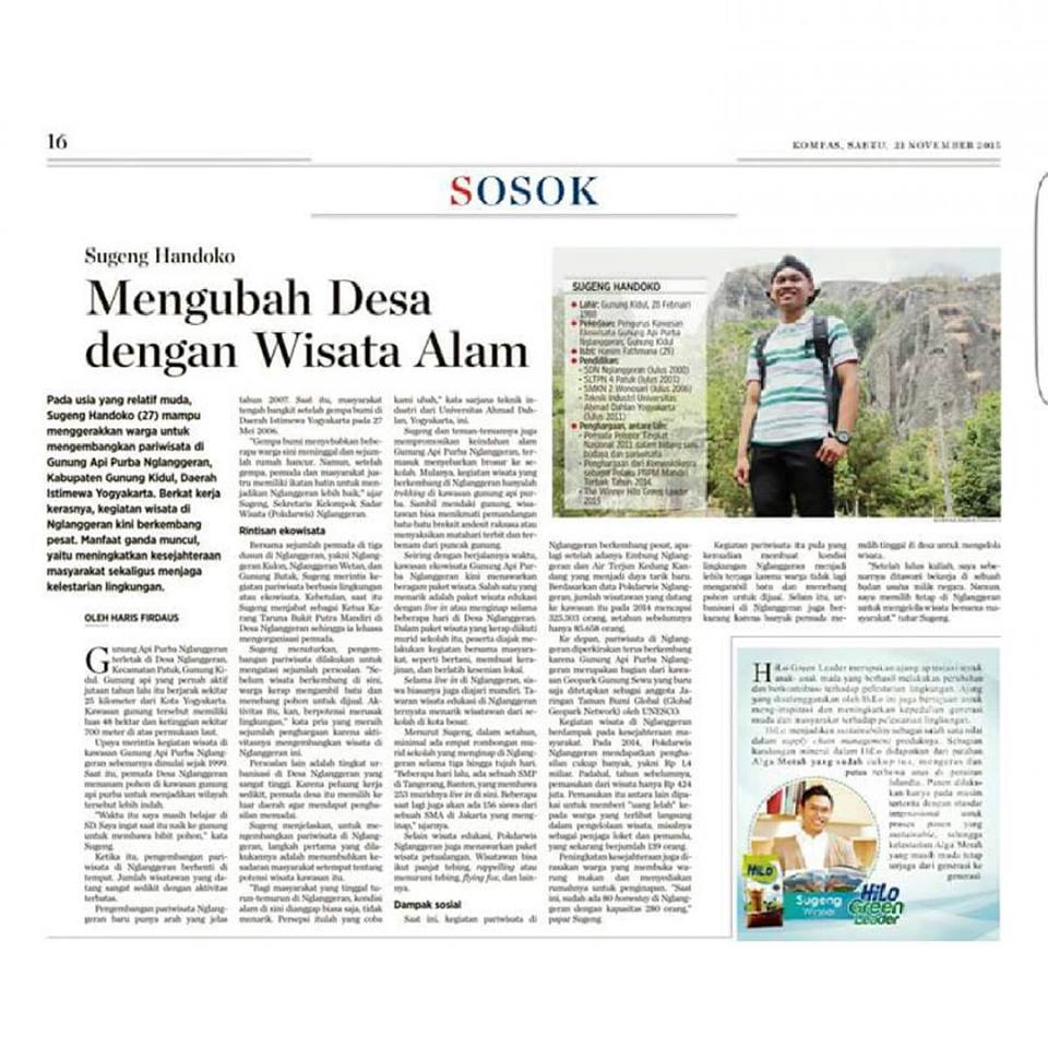 Kompas cetak Edisi Sabtu, 21 November 2015 